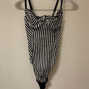 American Apparel Striped Body Suit